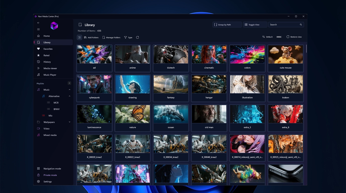 Navi Player Interface Preview